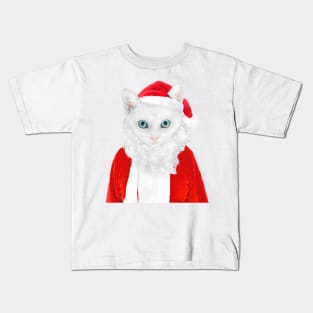 Santa Cat Kids T-Shirt